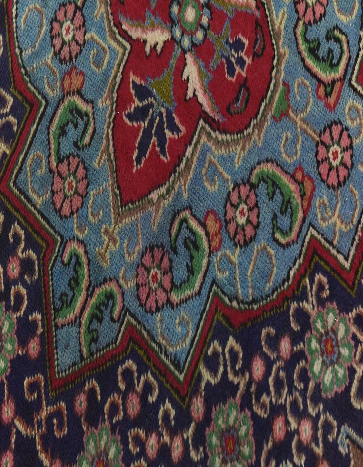 Detail image of  9' 6 x 13'  Hand Knotted Tabriz Persian Wool Rug