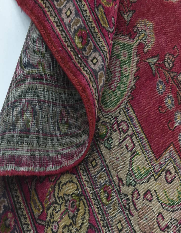 Detail image of  9' 10 x 12' 10  Hand Knotted Tabriz Persian Wool Rug