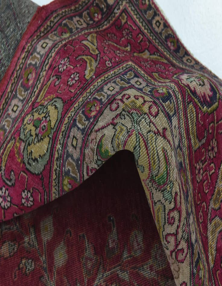 Detail image of  9' 10 x 12' 10  Hand Knotted Tabriz Persian Wool Rug