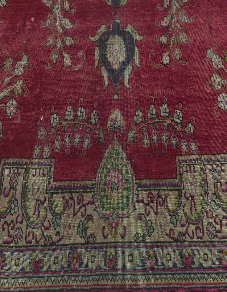 Detail image of  9' 10 x 12' 10  Hand Knotted Tabriz Persian Wool Rug