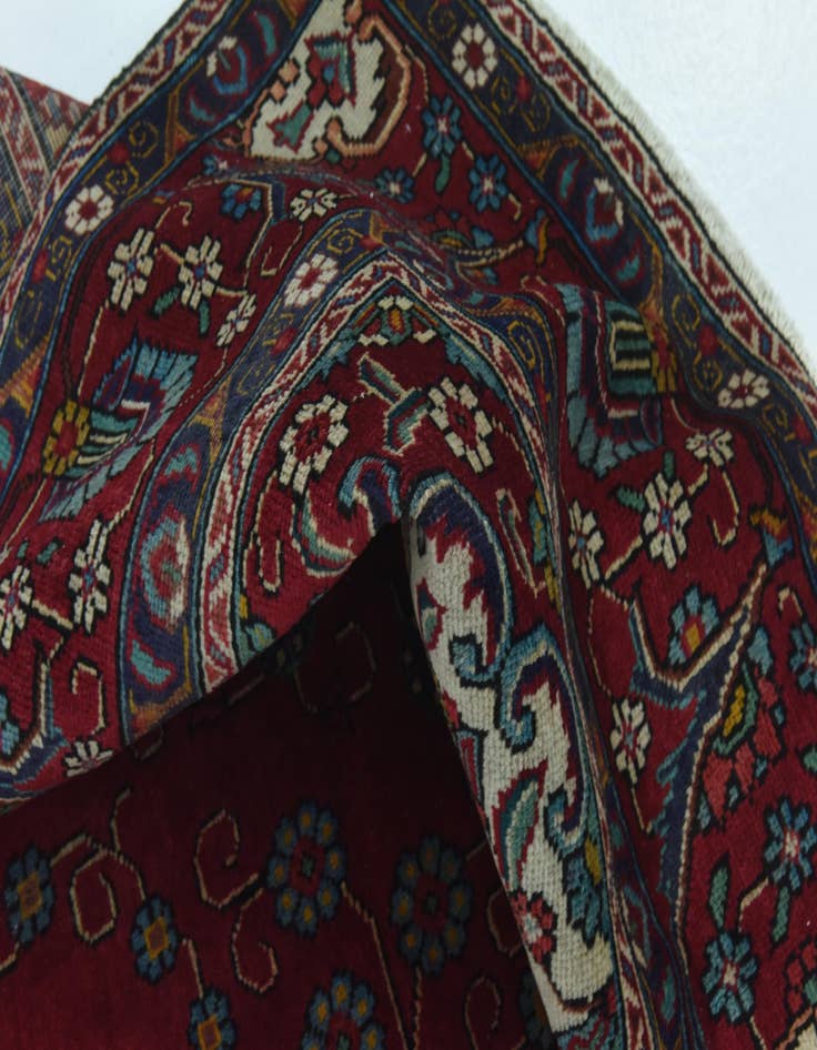 Detail image of 9' 9 x 12' 9 Hand Knotted Tabriz Persian Wool Rug