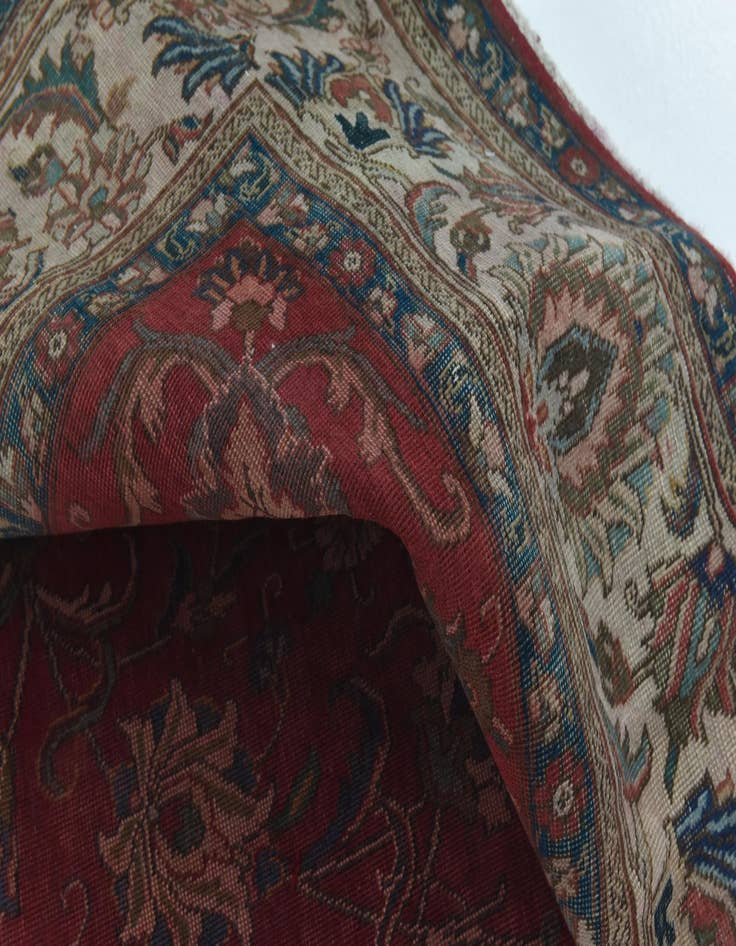 Detail image of 9' 8 x 12' 6 Hand Knotted Tabriz Persian Wool Rug