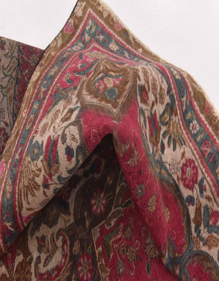 Detail image of 6' x 9' 6 Hand Knotted Tabriz Persian Wool Rug