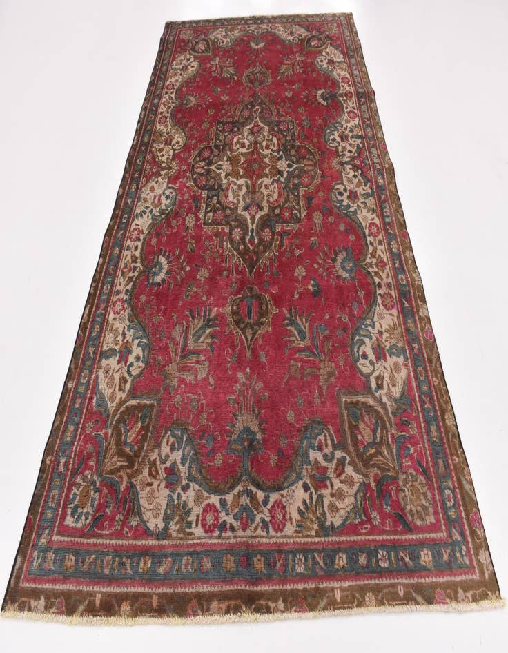 Detail image of 6' x 9' 6 Hand Knotted Tabriz Persian Wool Rug