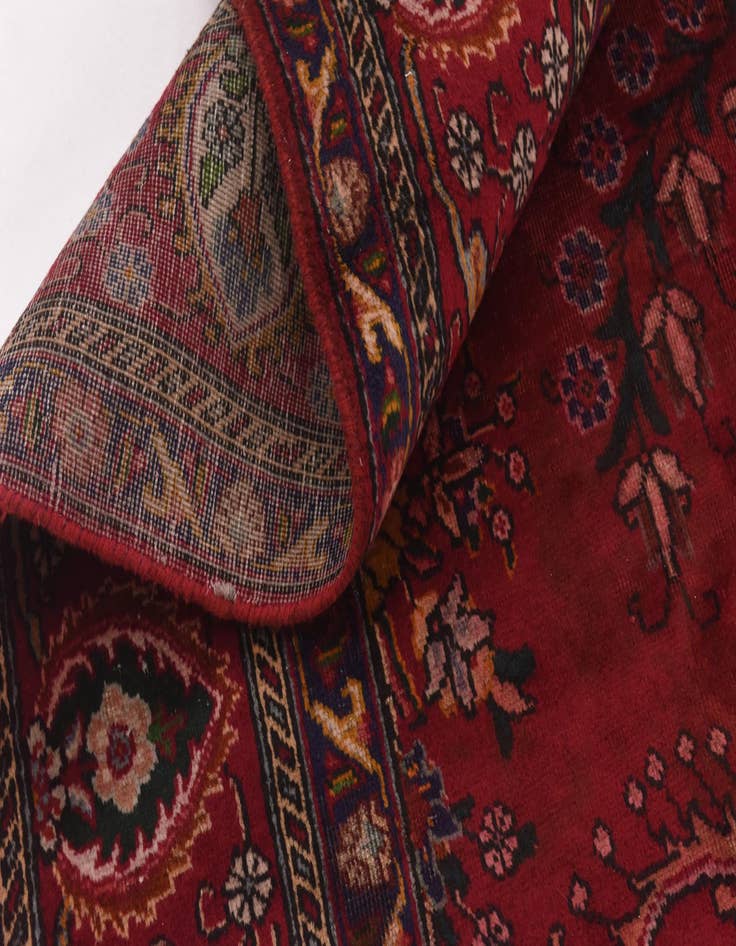 Detail image of 9' 7 x 13' 3 Hand Knotted Tabriz Persian Wool Rug