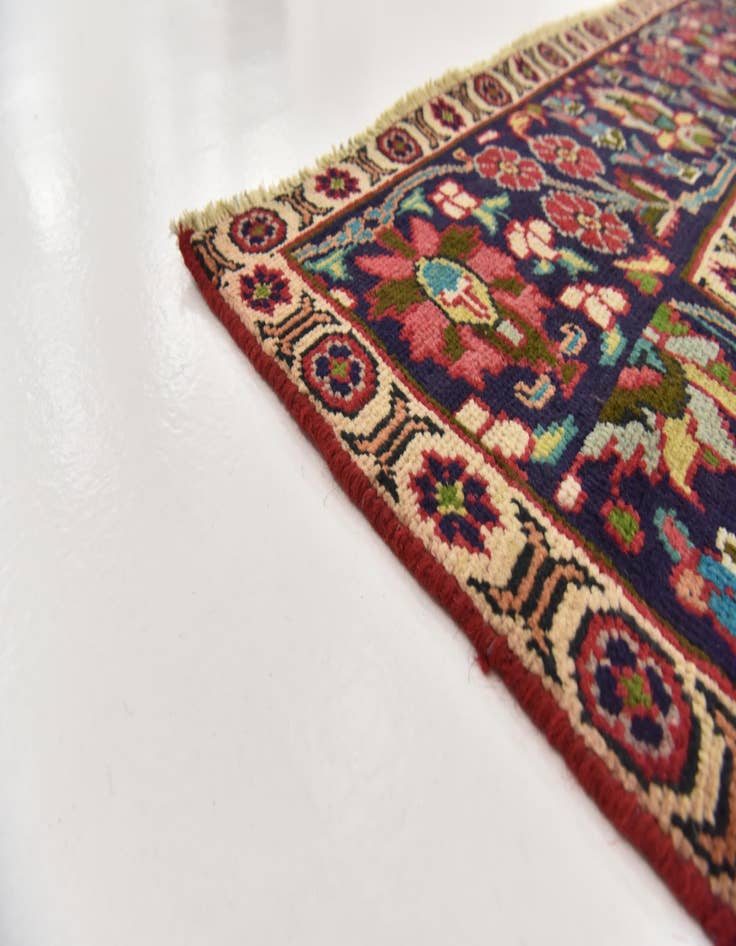 Detail image of  9' 8 x 12' 6  Hand Knotted Tabriz Persian Wool Rug