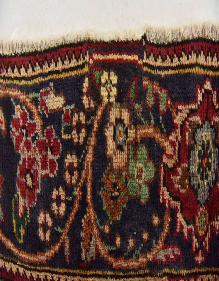 Detail image of  6' 4 x 9' 7  Hand Knotted Tabriz Persian Wool Rug