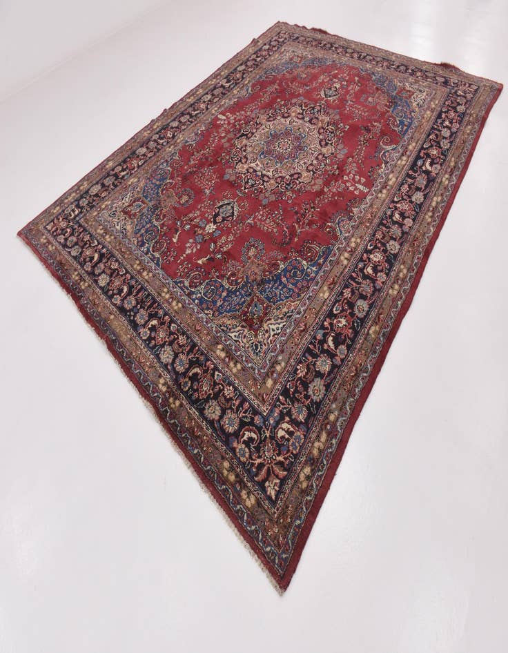 Detail image of 9' 10 x 12' 8 Hand Knotted Tabriz Persian Wool Rug