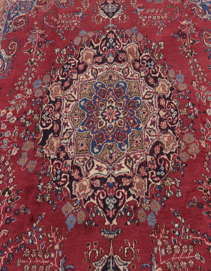 Detail image of 9' 10 x 12' 8 Hand Knotted Tabriz Persian Wool Rug