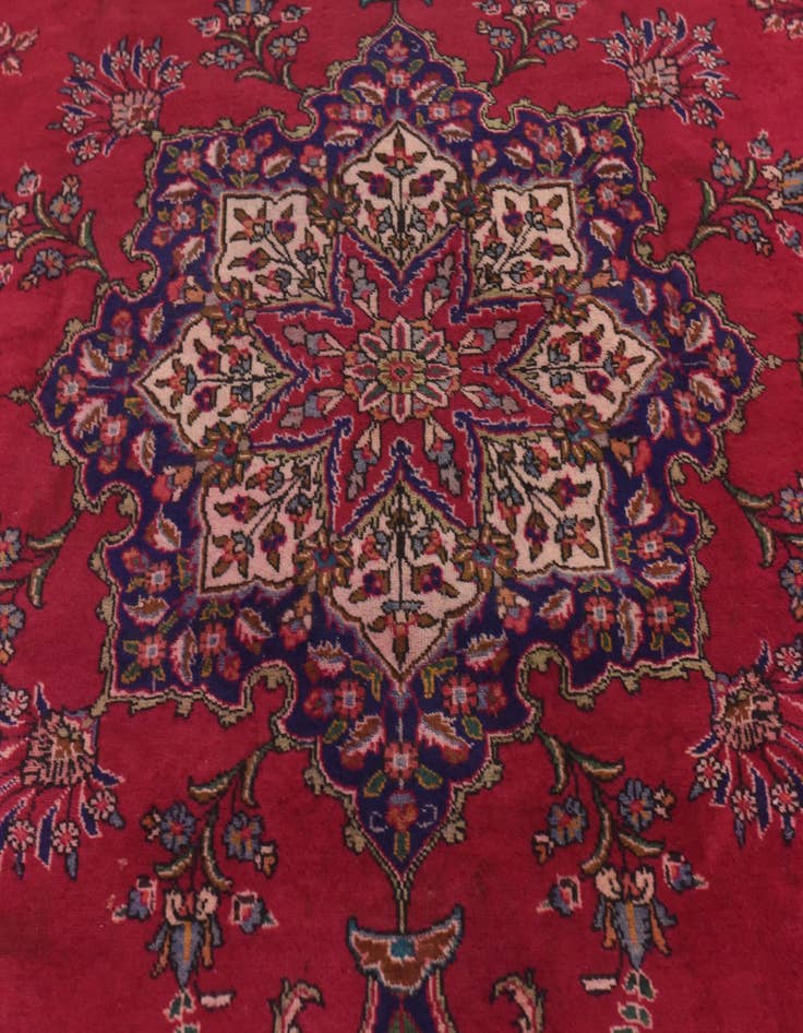 Detail image of  9' 7 x 12' 9  Hand Knotted Tabriz Persian Wool Rug