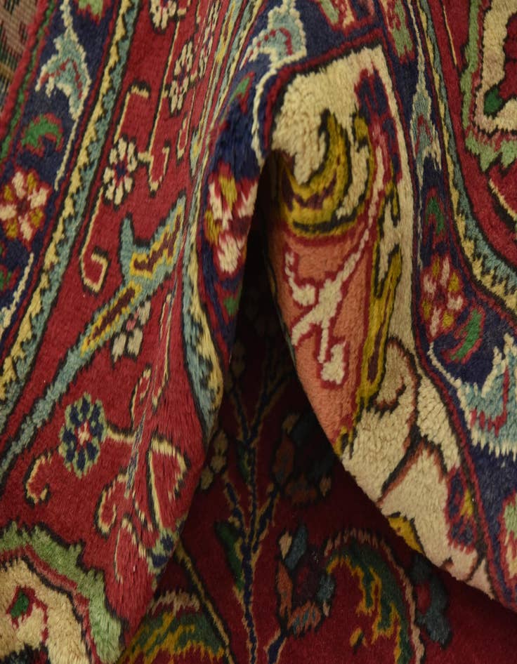 Detail image of  10' x 12' 10  Hand Knotted Tabriz Persian Wool Rug