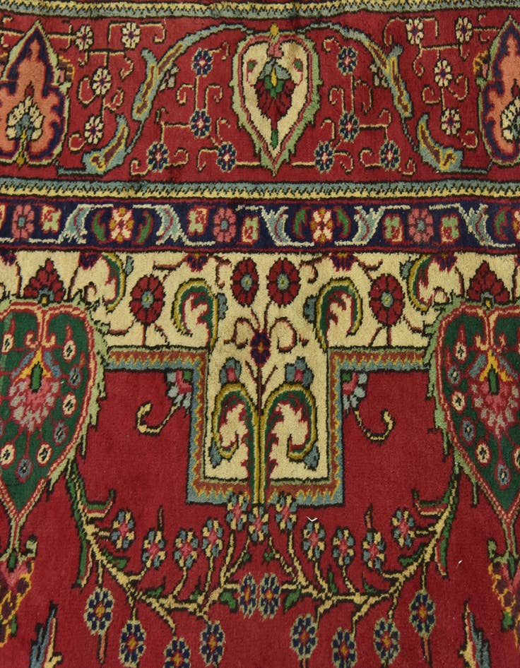 Detail image of  10' x 12' 10  Hand Knotted Tabriz Persian Wool Rug