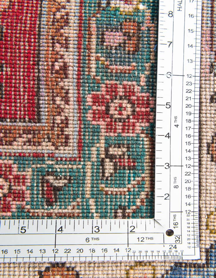 Detail image of  9' 8 x 12' 6  Hand Knotted Tabriz Persian Wool Rug