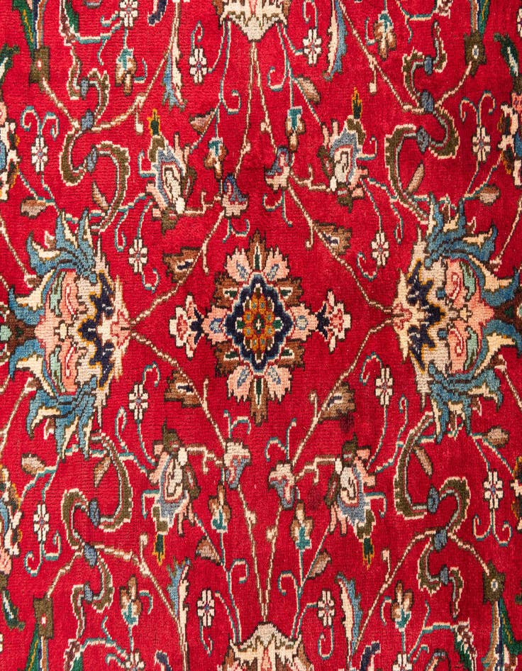 Detail image of  9' 8 x 12' 6  Hand Knotted Tabriz Persian Wool Rug