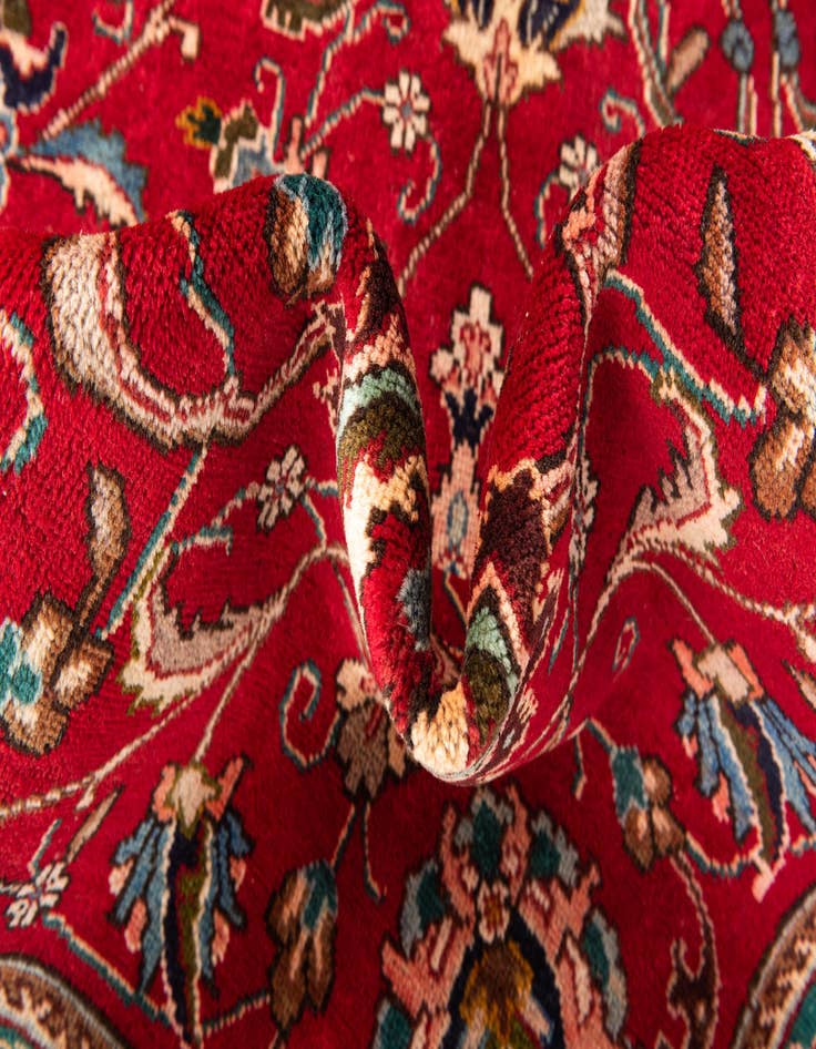 Detail image of  9' 8 x 12' 6  Hand Knotted Tabriz Persian Wool Rug