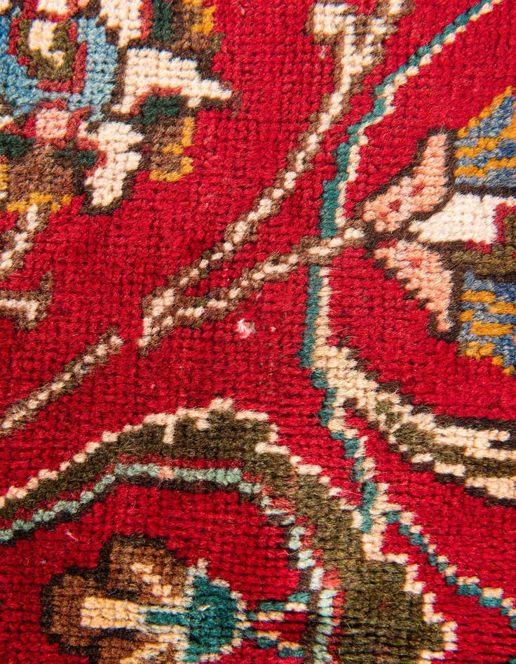 Detail image of  9' 8 x 12' 6  Hand Knotted Tabriz Persian Wool Rug