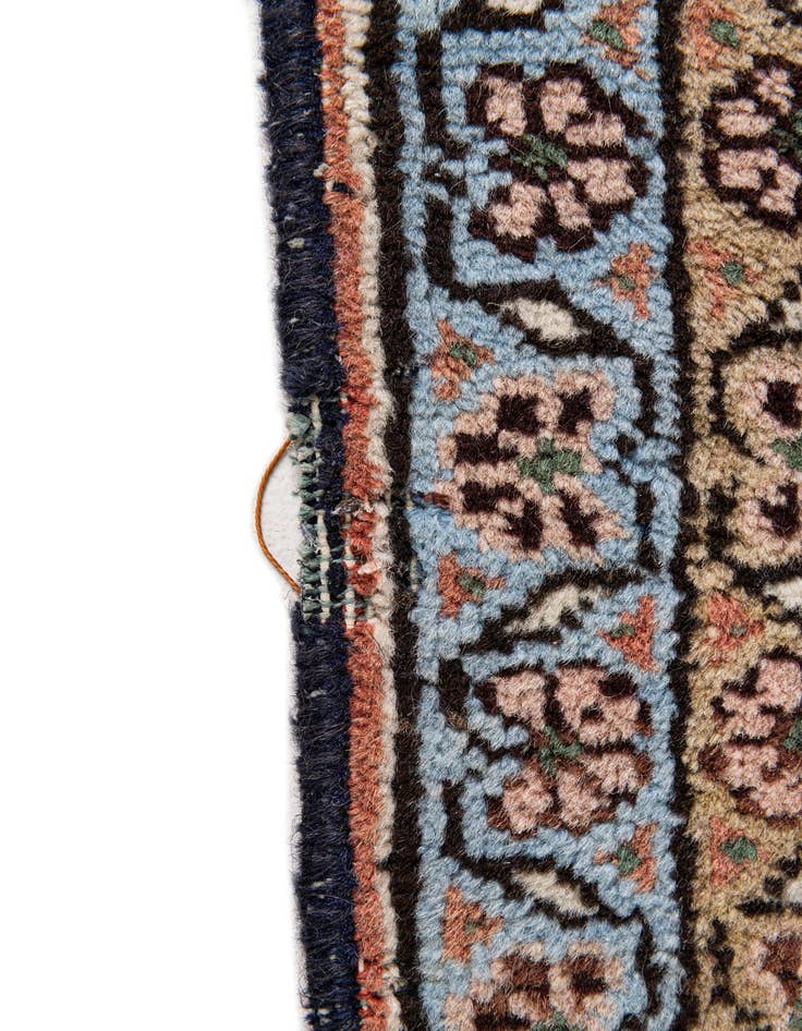 Detail image of  7' 4 x 10' 9  Hand Knotted Tabriz Persian Wool Rug