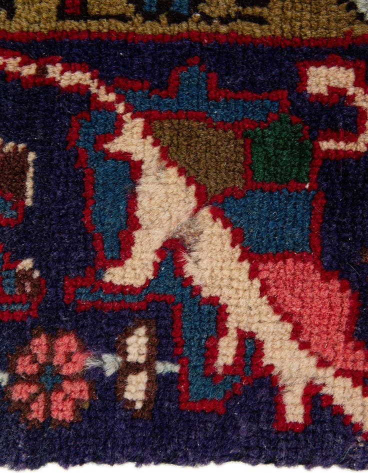 Detail image of  6' 4 x 8' 10  Hand Knotted Tabriz Persian Wool Rug