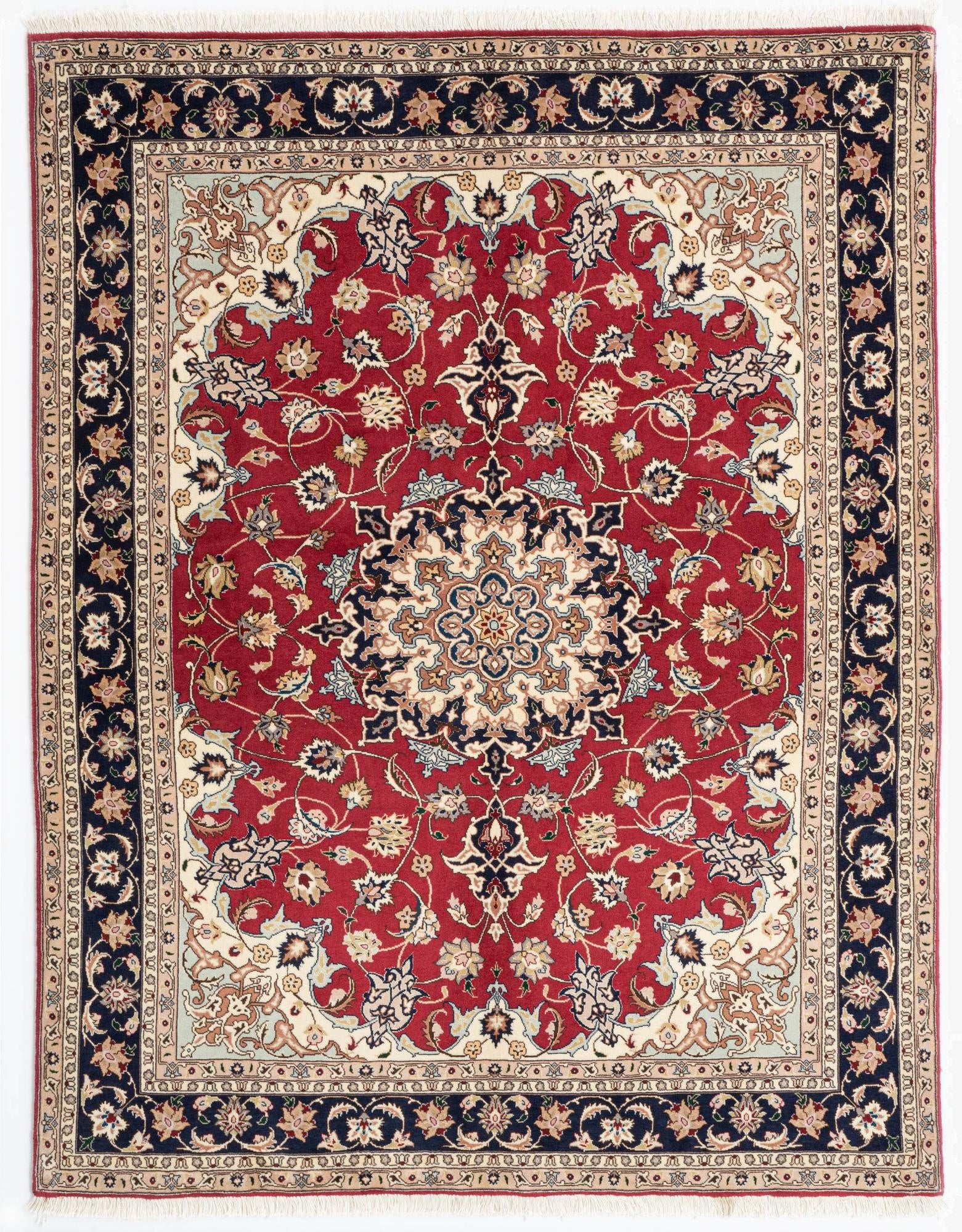  5' 1 x 6' 6 Tabriz Rug