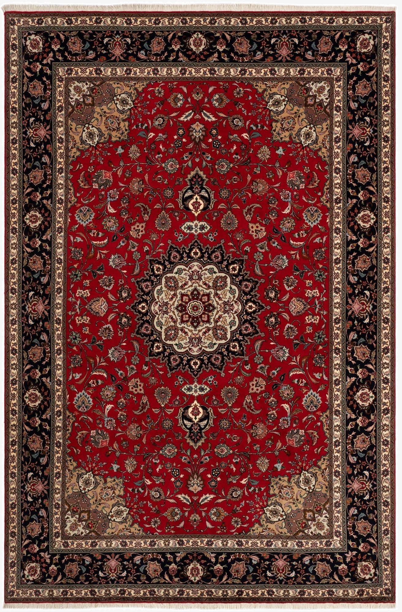  6' 7 x 10' Tabriz Rug