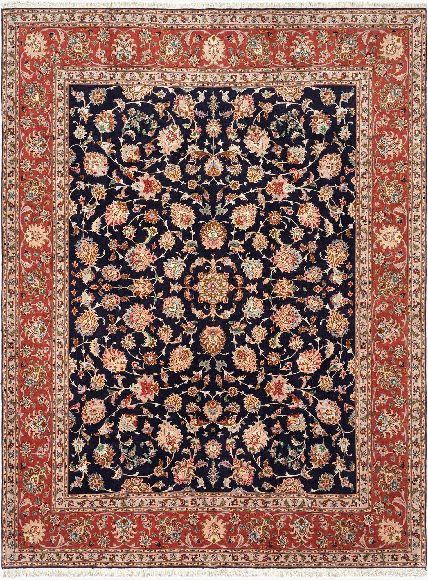  6' 9 x 8' 8 Tabriz Rug