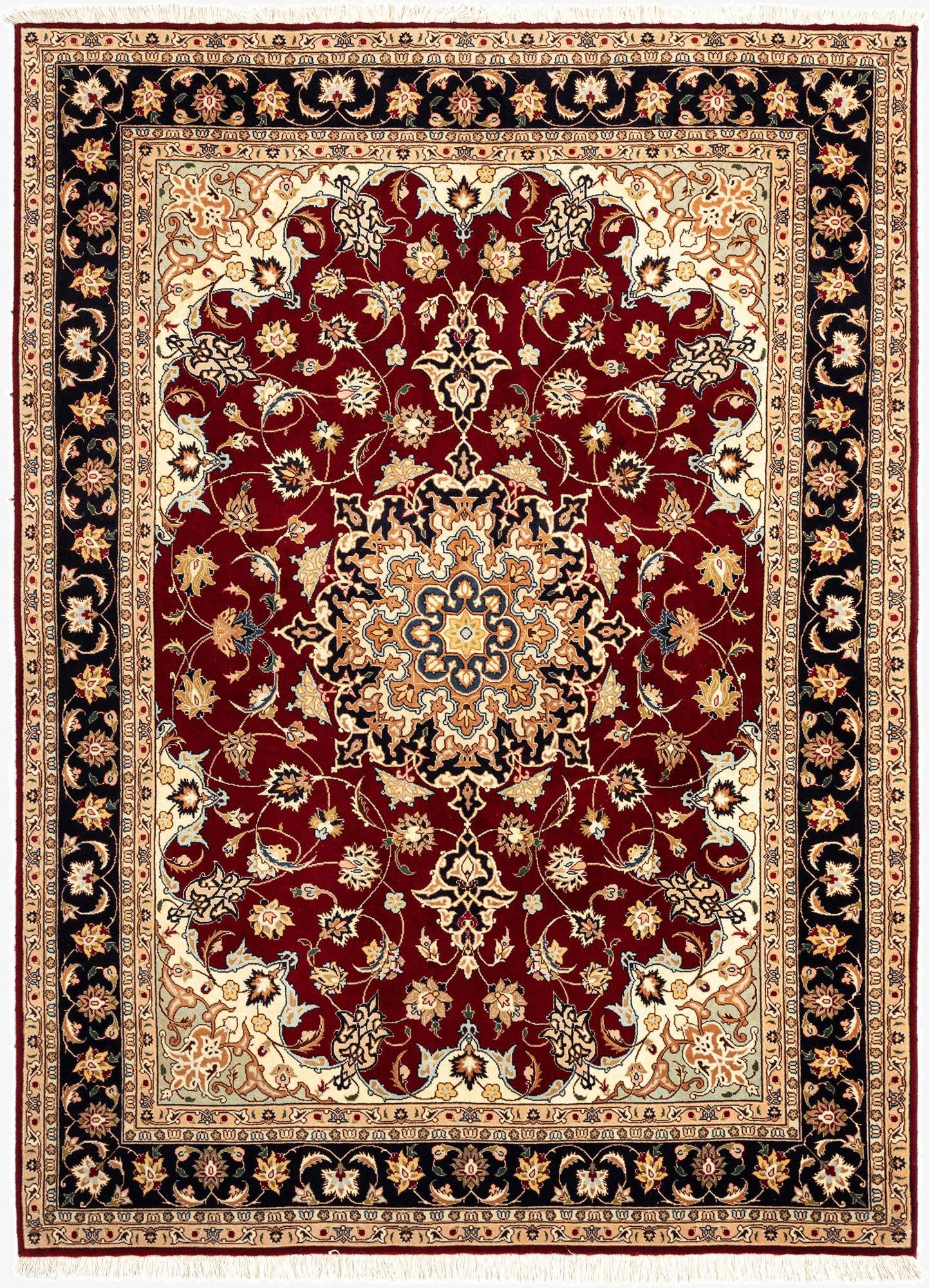  5' 1 x 6' 9 Tabriz Rug
