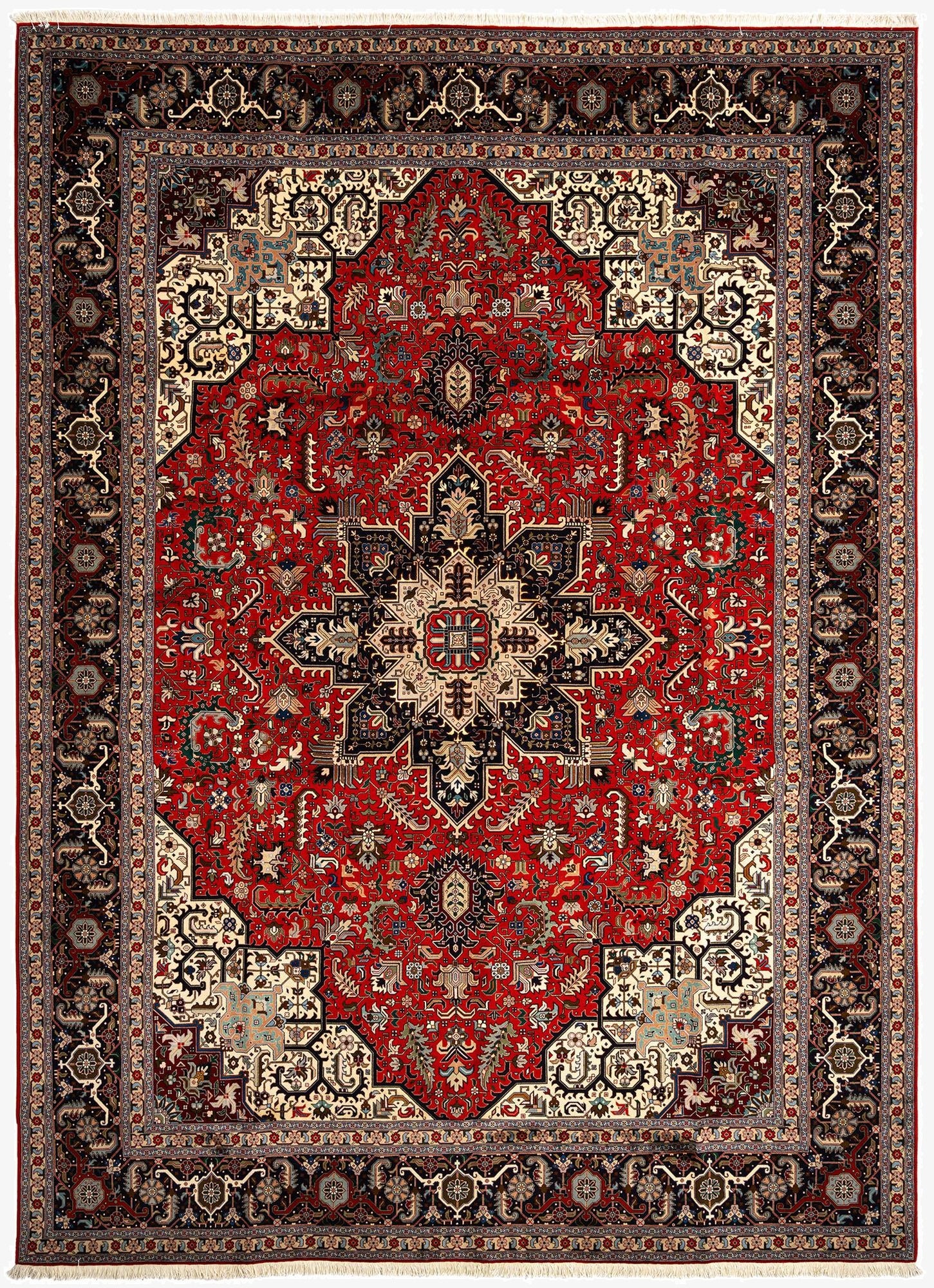  9' 10 x 13' 5 Tabriz Wool Rug