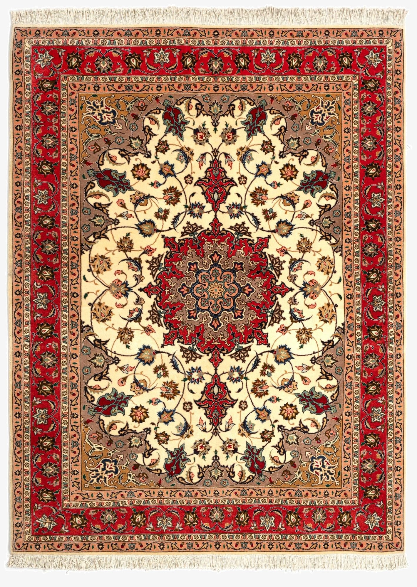  5' 1 x 6' 11 Tabriz Rug