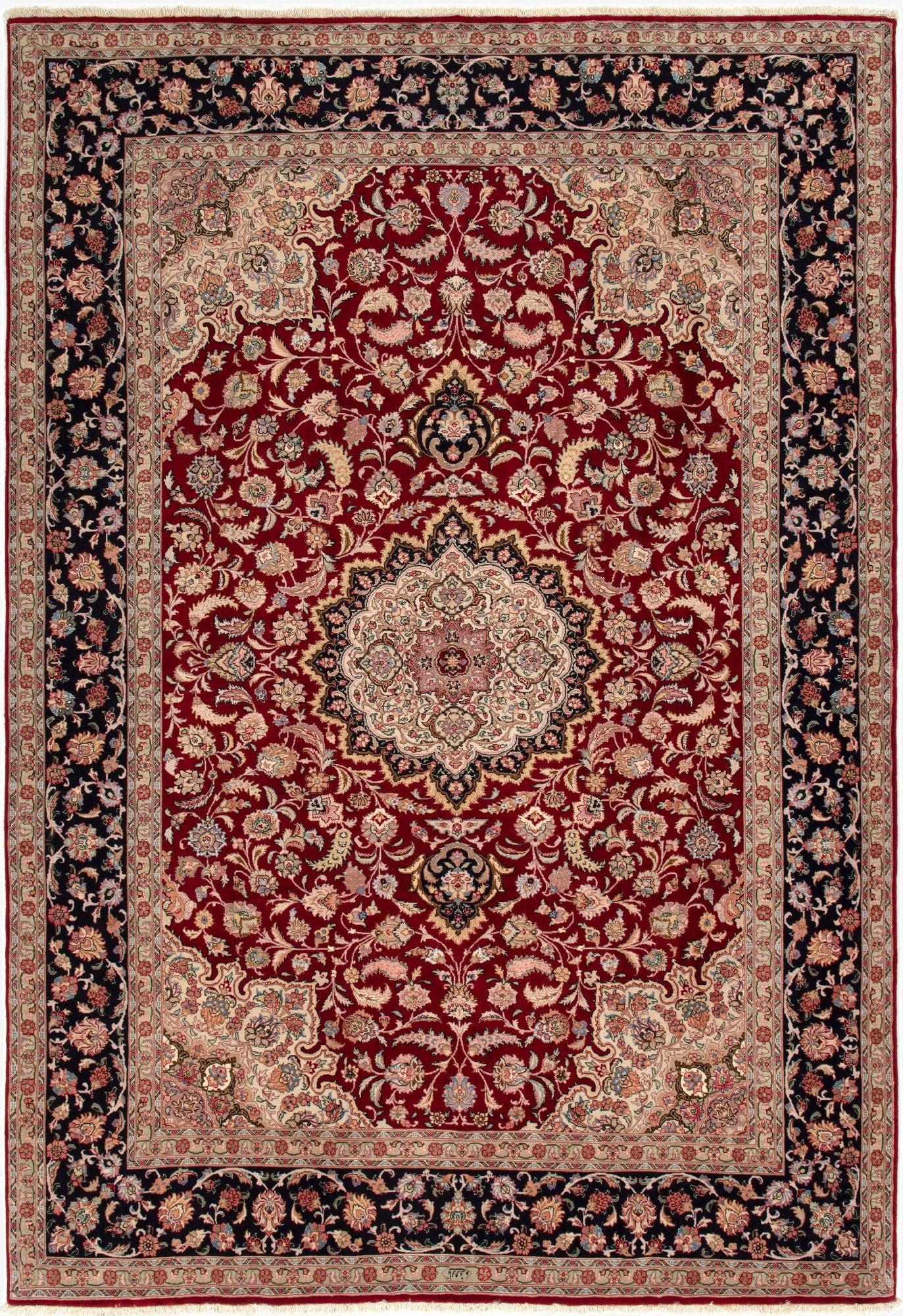  6' 6 x 9' 9 Tabriz Rug