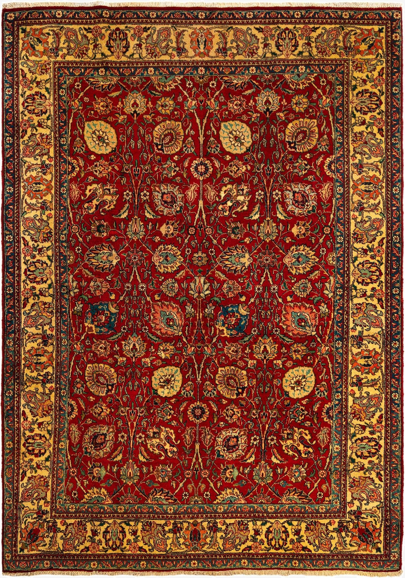  7' 8 x 10' 10 Tabriz Wool Rug