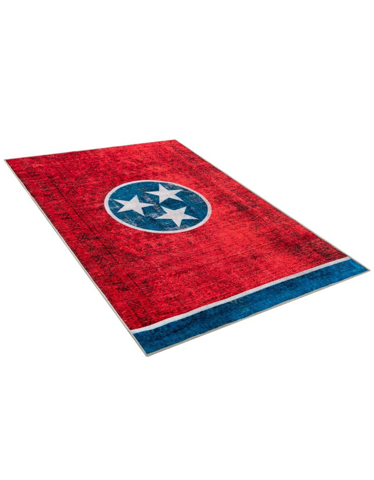 Detail image of  4' x 6' Tennessee The Flag Collection Rug