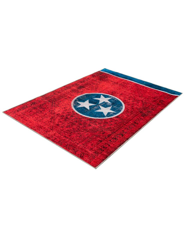 Detail image of  4' x 6' Tennessee The Flag Collection Rug