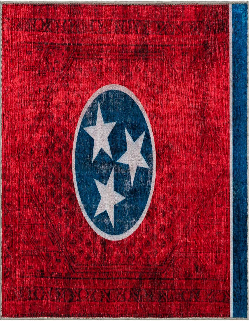 Primary image  6' x 9' Tennessee The Flag Collection Rug