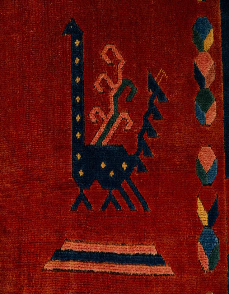 Detail image of  7' 2 x 10' 2  Hand Knotted Tibet Wool Rug