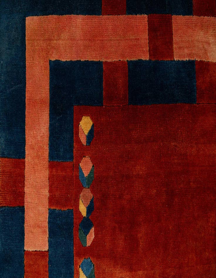 Detail image of  7' 2 x 10' 2  Hand Knotted Tibet Wool Rug