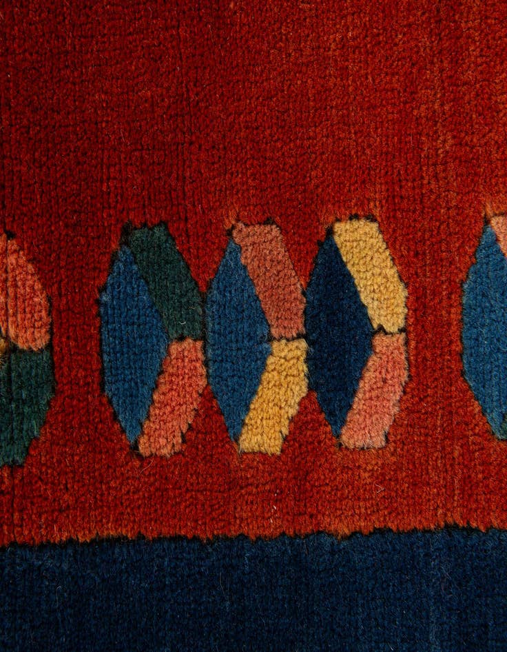 Detail image of  7' 2 x 10' 2  Hand Knotted Tibet Wool Rug