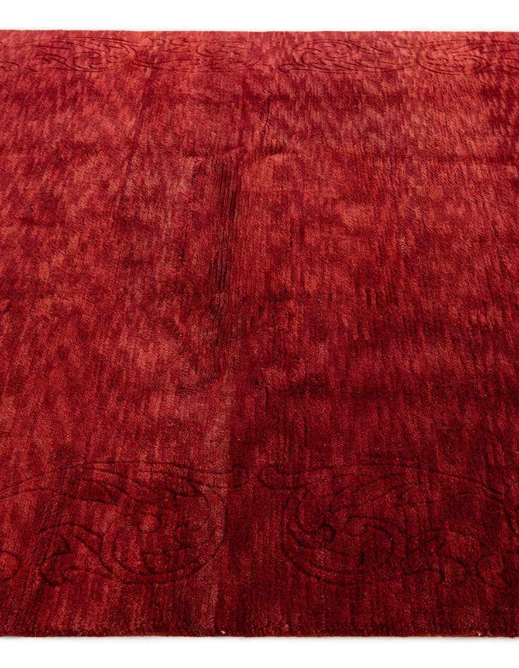 Detail image of  6' 7 x 8' 4  Hand Knotted Tibet Wool Rug