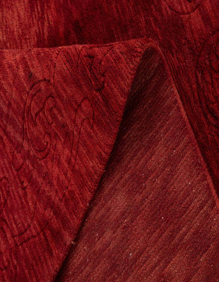 Detail image of  6' 7 x 8' 4  Hand Knotted Tibet Wool Rug