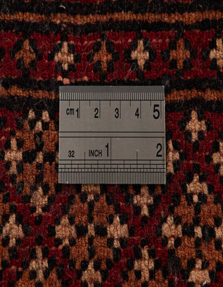 Detail image of  2' x 2' 11  Hand Knotted Torkaman Persian Wool Rug