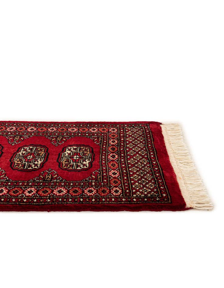 Detail image of  2' x 2' 11  Hand Knotted Torkaman Persian Wool Rug