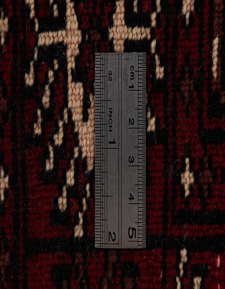 Detail image of  4' 3 x 6'  Hand Knotted Torkaman Persian Wool Rug