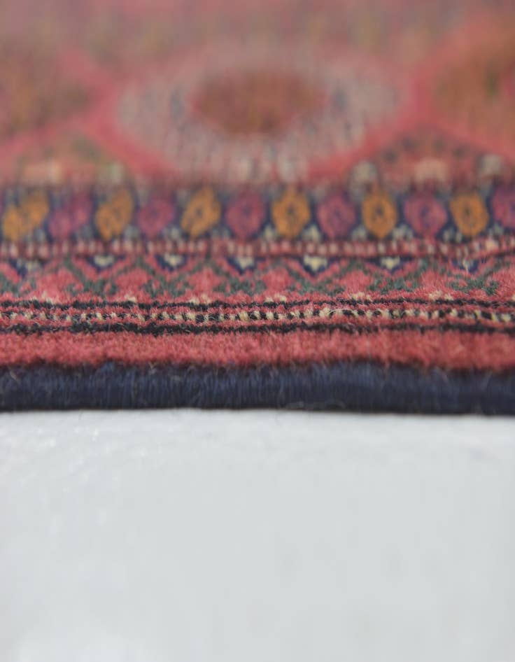 Detail image of 7' 7 x 11' 6 Hand Knotted Torkaman Wool Rug