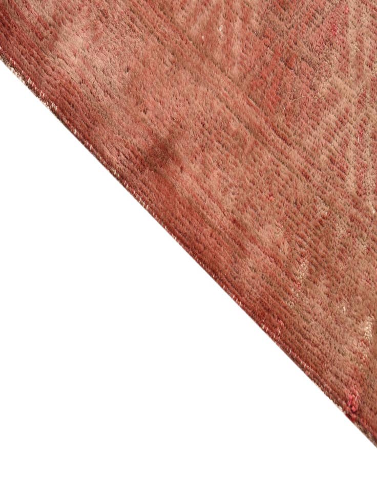 Detail image of  4' 6 x 6'  Hand Knotted Torkaman Persian Wool Rug