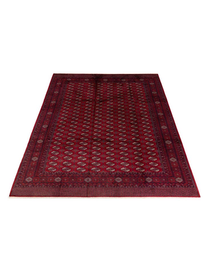 Detail image of  9' 4 x 12' 1  Hand Knotted Torkaman Persian Wool Rug