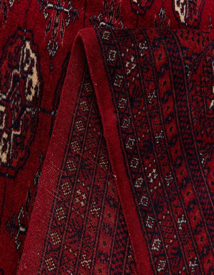 Detail image of  9' 4 x 12' 1  Hand Knotted Torkaman Persian Wool Rug