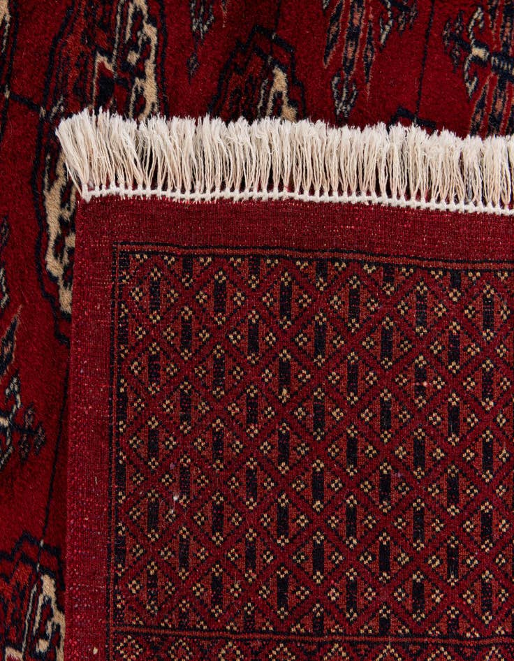 Detail image of  9' 4 x 12' 1  Hand Knotted Torkaman Persian Wool Rug