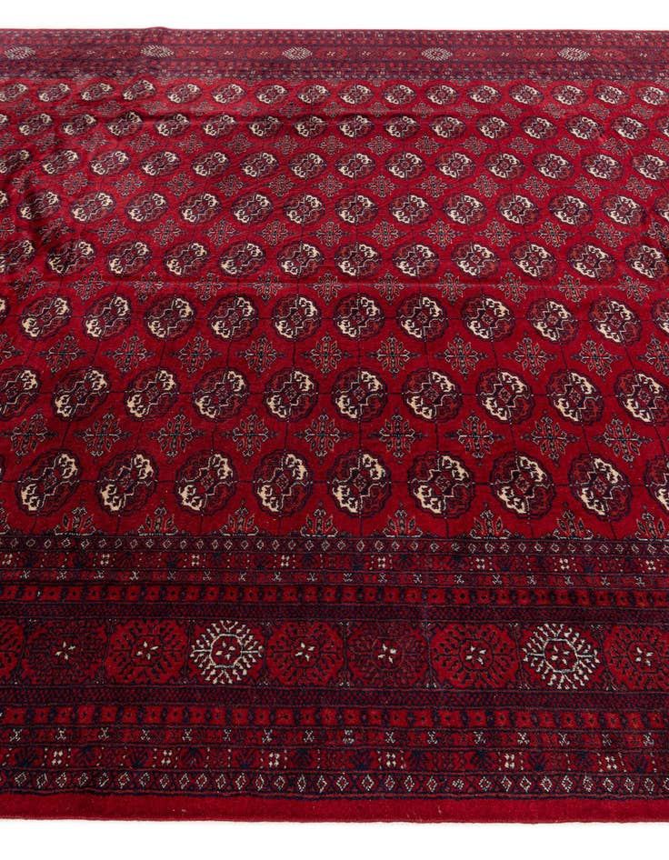 Detail image of  9' 4 x 12' 1  Hand Knotted Torkaman Persian Wool Rug