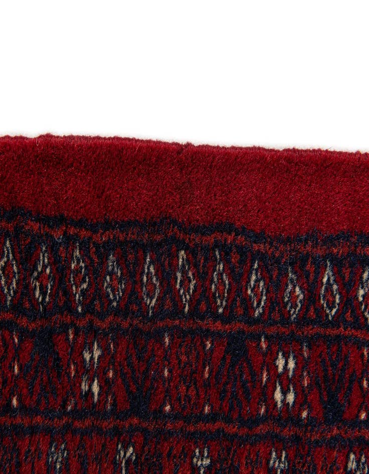 Detail image of  9' 4 x 12' 1  Hand Knotted Torkaman Persian Wool Rug