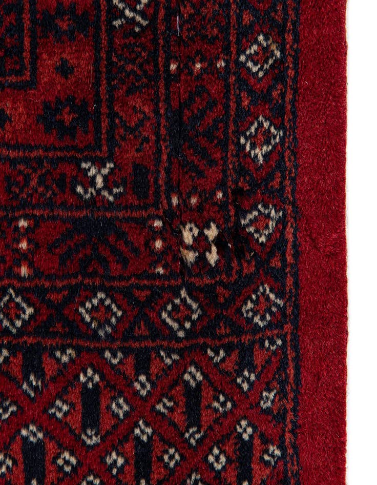 Detail image of  9' 4 x 12' 1  Hand Knotted Torkaman Persian Wool Rug