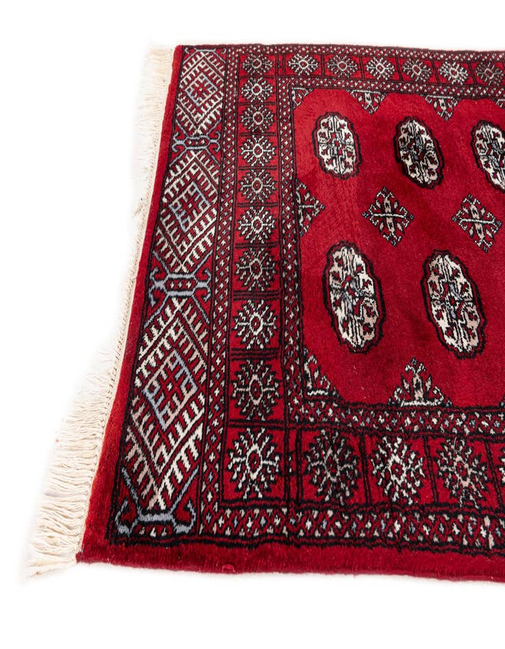 Detail image of  3' 2 x 5' 1  Hand Knotted Torkaman Wool Rug